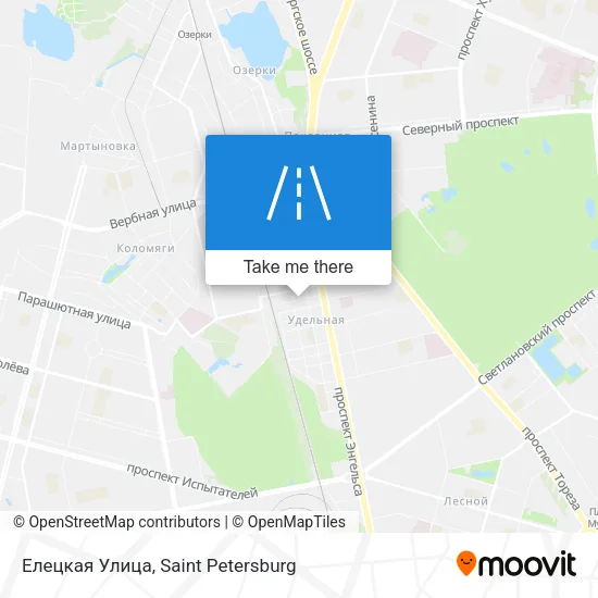 Елецкая Улица map