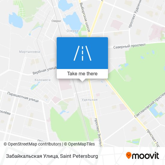 Забайкальская Улица map