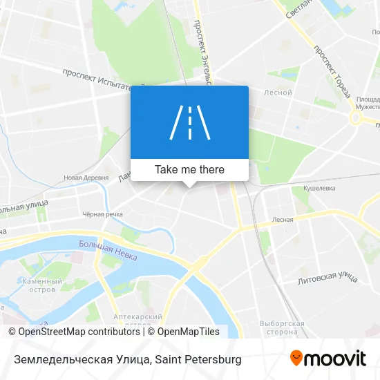 Земледельческая Улица map