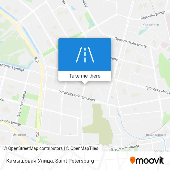 Камышовая Улица map