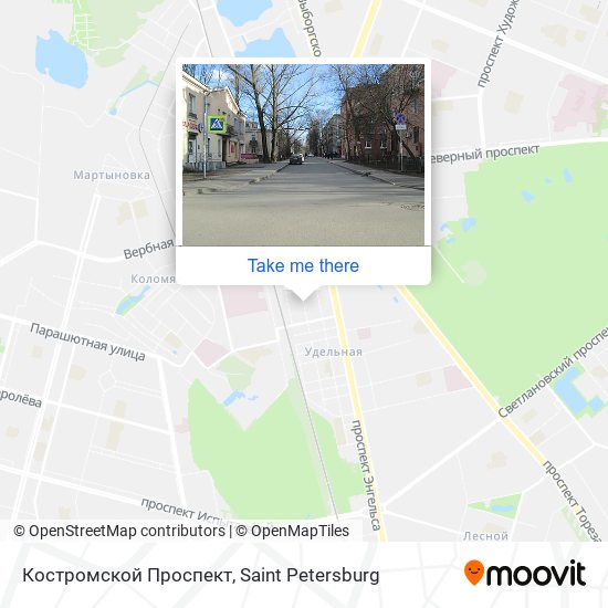 Костромской Проспект map