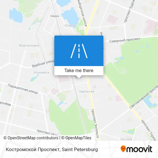 Костромской Проспект map