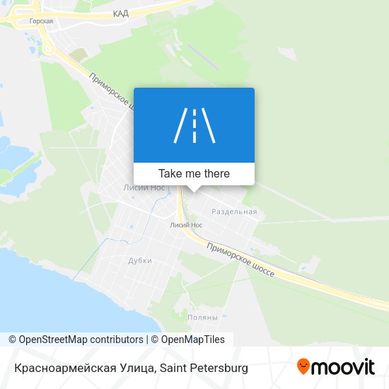 Красноармейская Улица map