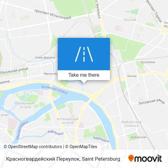 Красногвардейский Переулок map