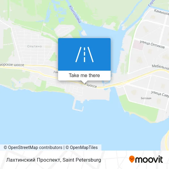 Лахтинский Проспект map