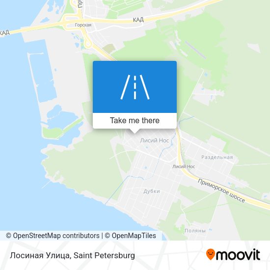 Лосиная Улица map