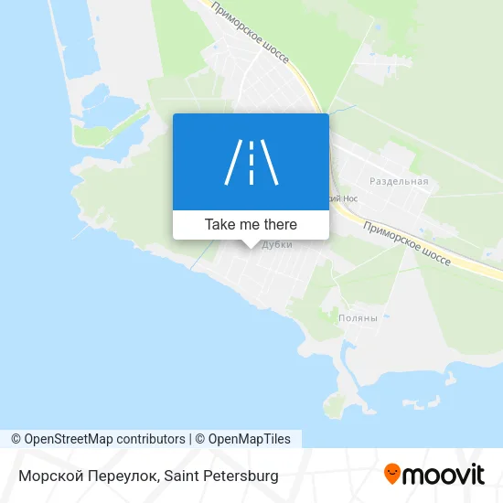 Морской Переулок map