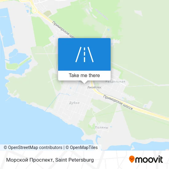 Морской Проспект map