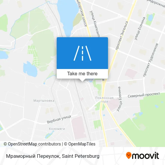 Мраморный Переулок map