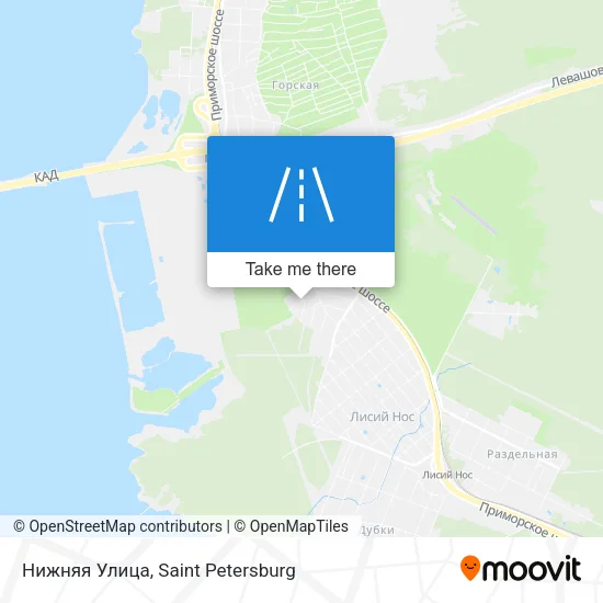 Нижняя Улица map