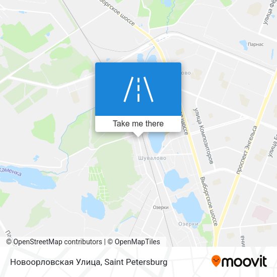 Новоорловская Улица map