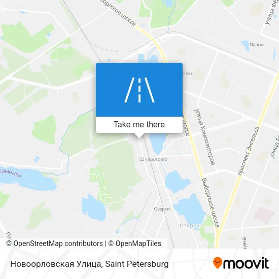 Новоорловская Улица map