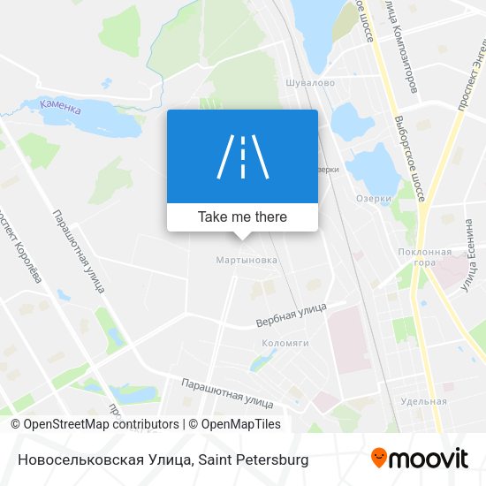 Новосельковская Улица map