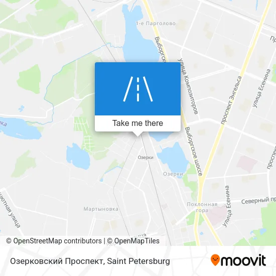 Озерковский Проспект map