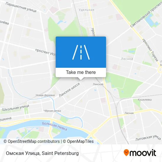 Омская Улица map