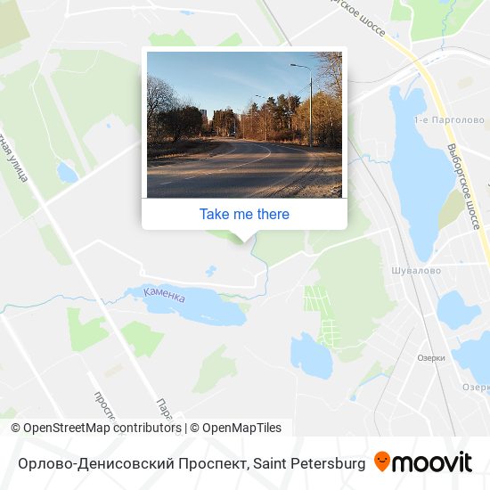 Орлово-Денисовский Проспект map