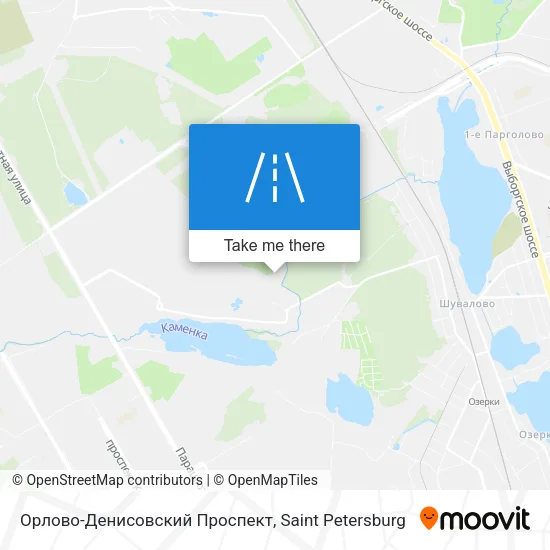 Орлово-Денисовский Проспект map