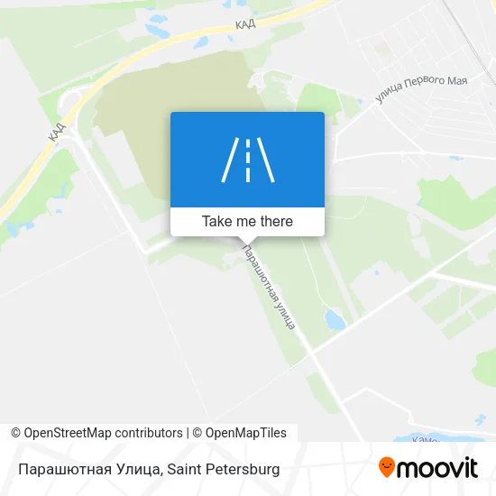 Парашютная Улица map