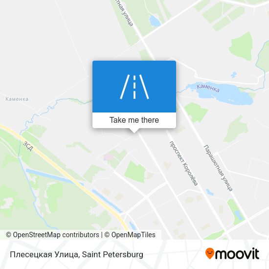 Плесецкая Улица map