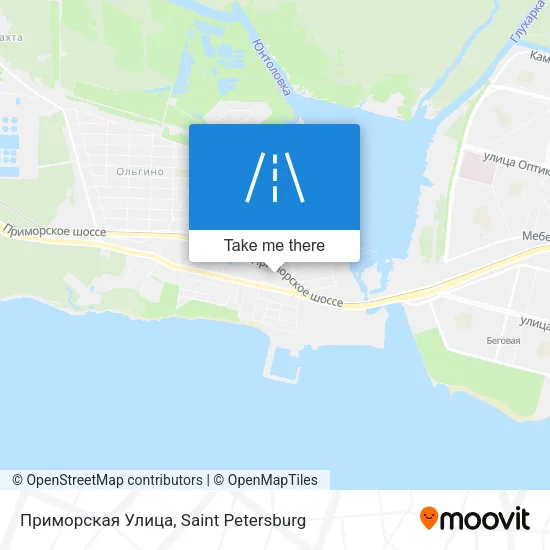 Приморская Улица map