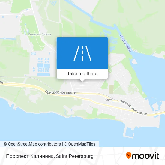 Проспект Калинина map