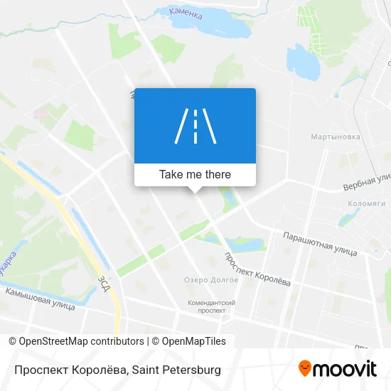 Проспект Королёва map