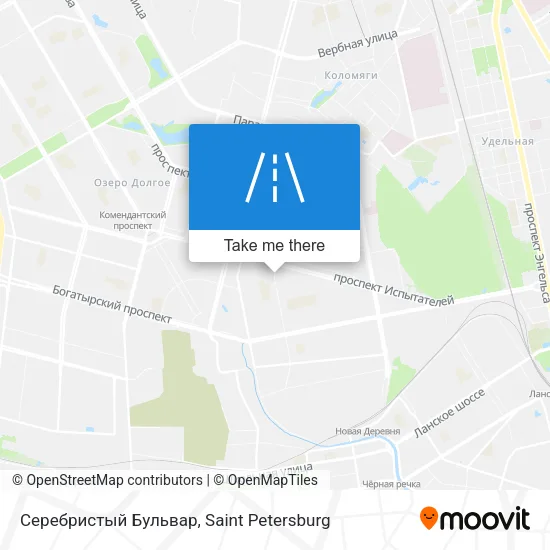 Серебристый Бульвар map