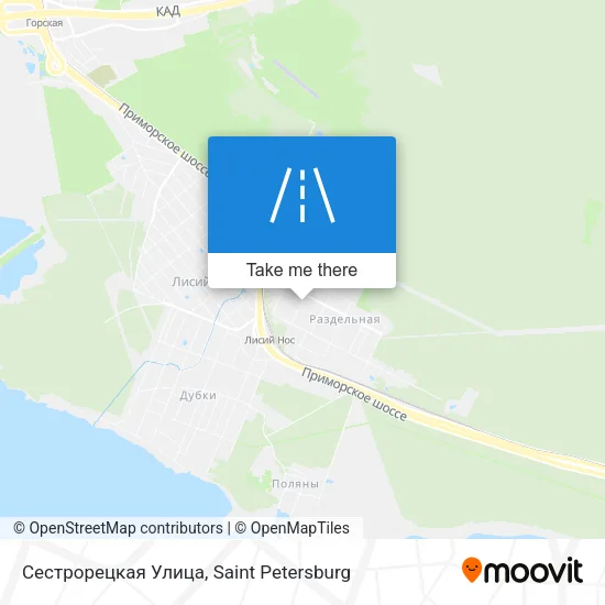 Сестрорецкая Улица map