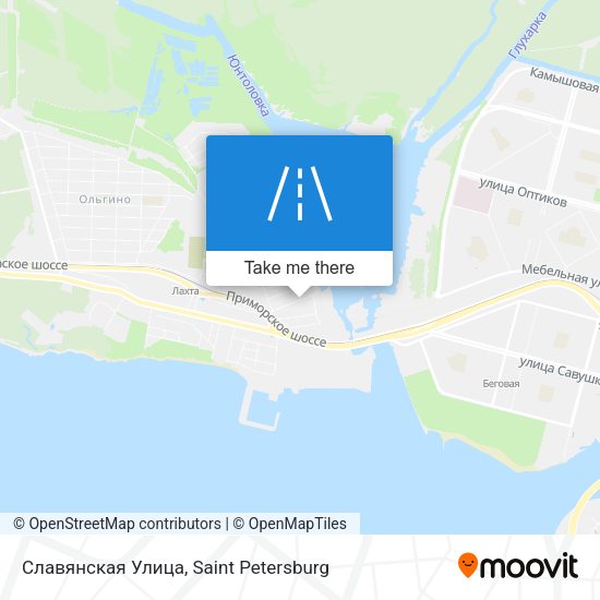Славянская Улица map