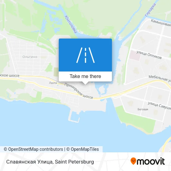 Славянская Улица map
