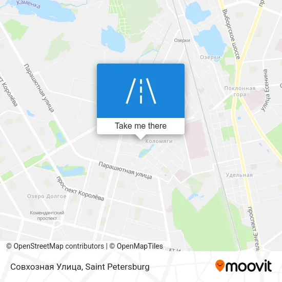 Совхозная Улица map