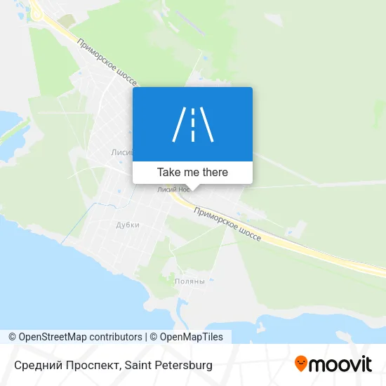 Средний Проспект map