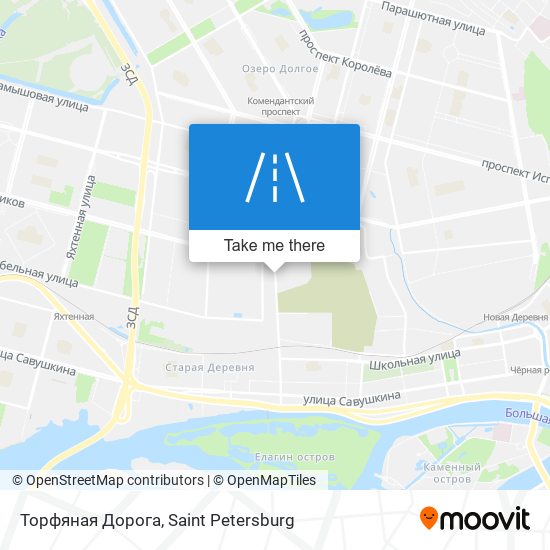 Торфяная Дорога map