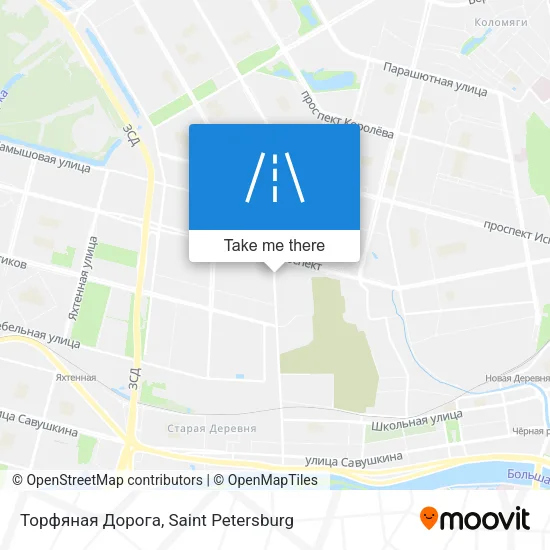 Торфяная Дорога map