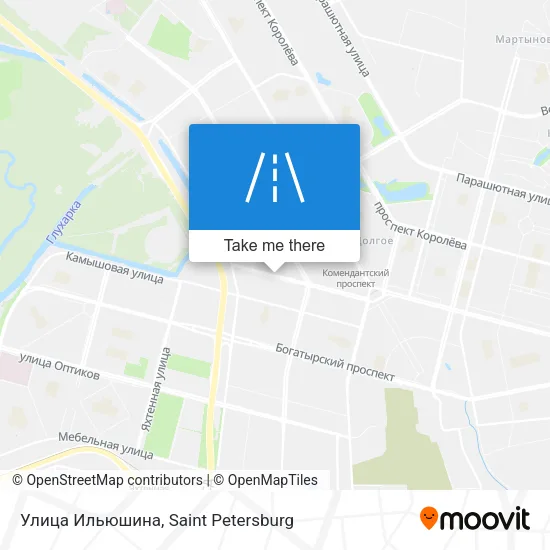 Улица Ильюшина map