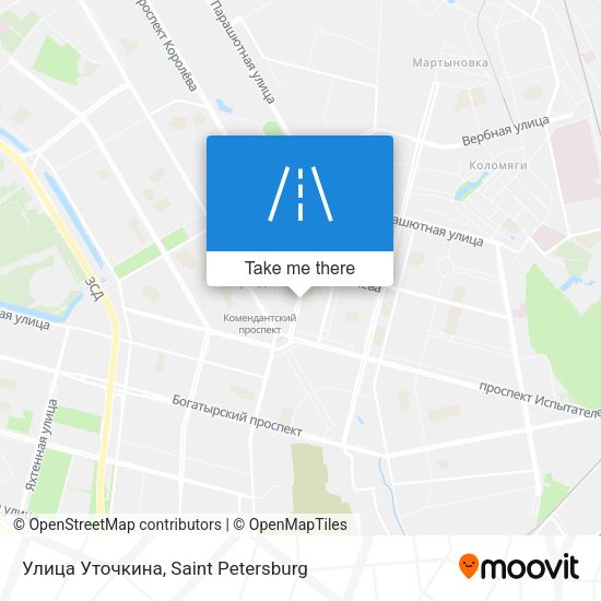 Улица Уточкина map