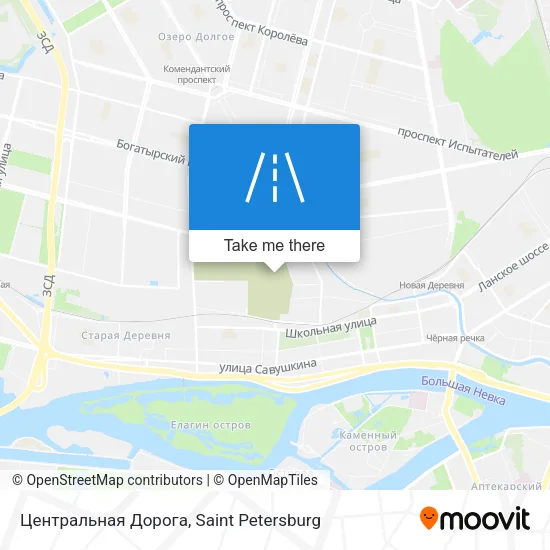 Центральная Дорога map