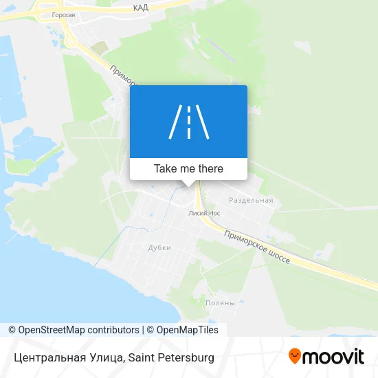 Центральная Улица map