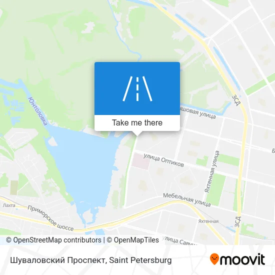 Шуваловский Проспект map