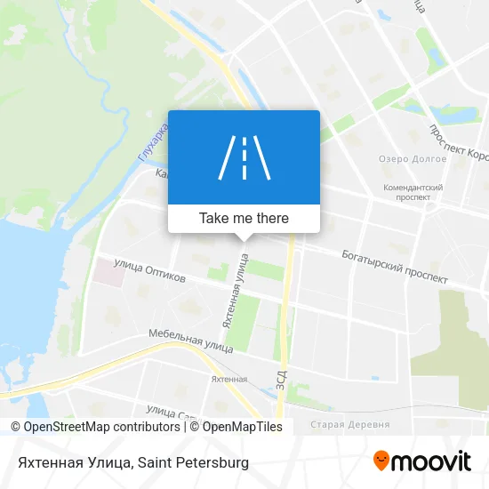 Яхтенная Улица map