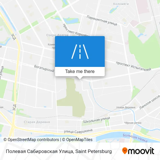 Полевая Сабировская Улица map