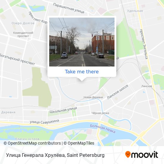 Улица Генерала Хрулёва map