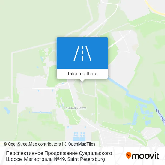 Перспективное Продолжение Суздальского Шоссе, Магистраль №49 map