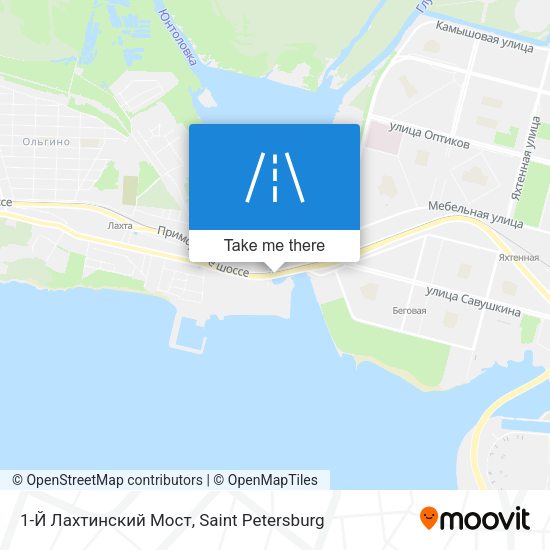 1-Й Лахтинский Мост map