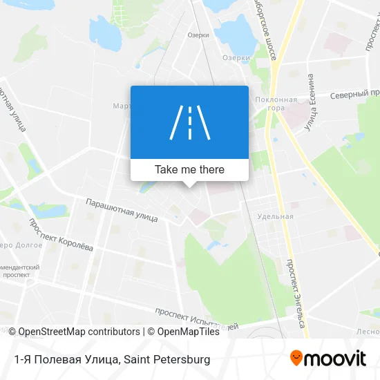 1-Я Полевая Улица map