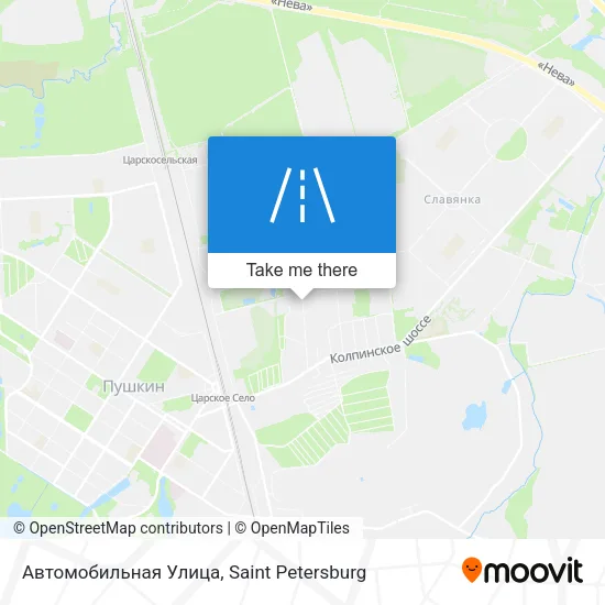Автомобильная Улица map