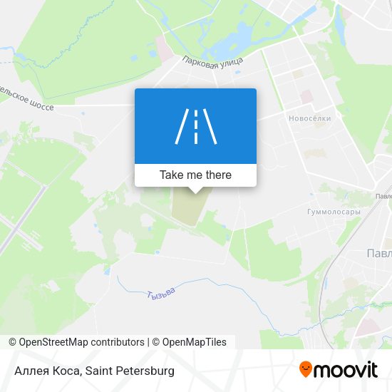 Аллея Коса map