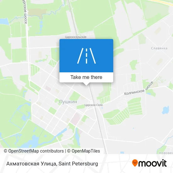 Ахматовская Улица map