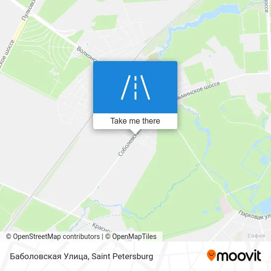 Баболовская Улица map