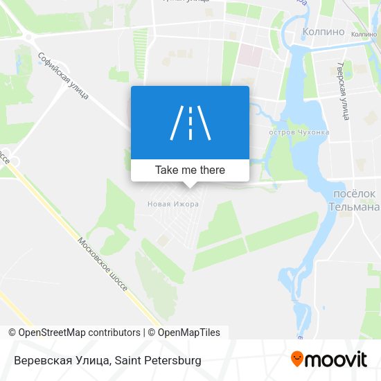Веревская Улица map